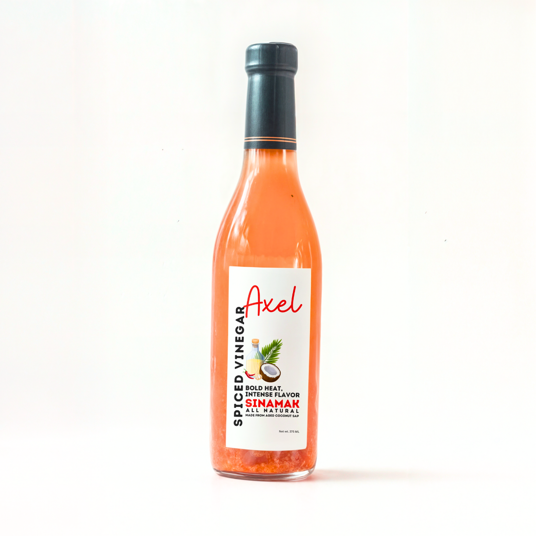 Axel Sinamak Spiced Coconut Vinegar — bold Filipino sawsawan from Samar