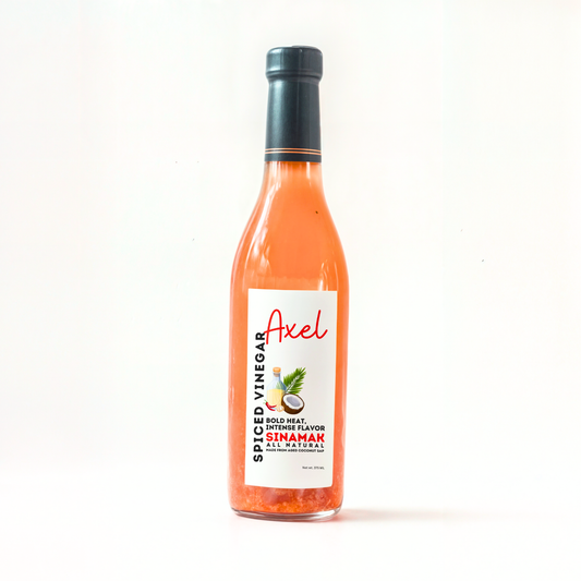 Axel Sinamak Spiced Coconut Vinegar — bold Filipino sawsawan from Samar