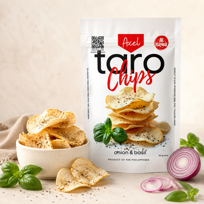 Axel Taro Chips – Onion & Basil
