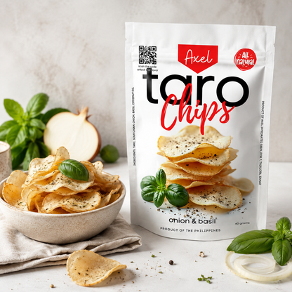 Axel Taro Chips – Onion & Basil