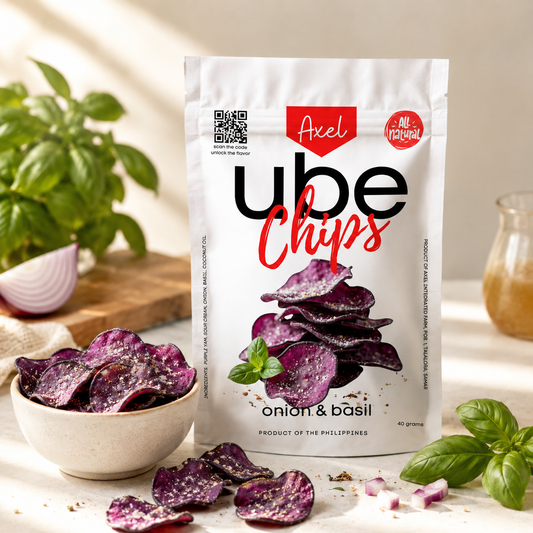 Axel Ube Chips – Onion & Basil
